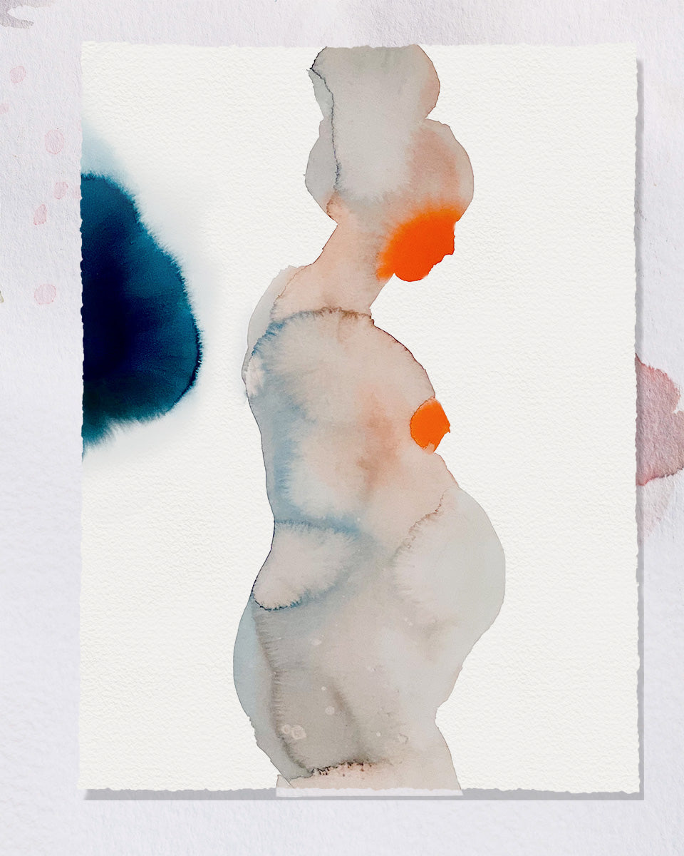 Watercolor 12x9 / Mother 7