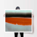 Abstract Art Print Mint